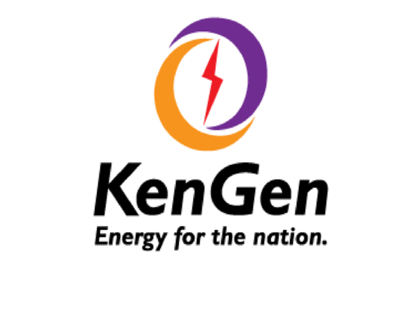 KenGen company logo featuring a stylized turbine symbol with the tagline 'Energy for the Nation'.