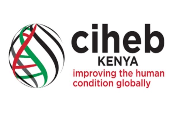 Ciheb-Kenya logo featuring a stylized representation of interconnected health systems with the organization's name prominently displayed