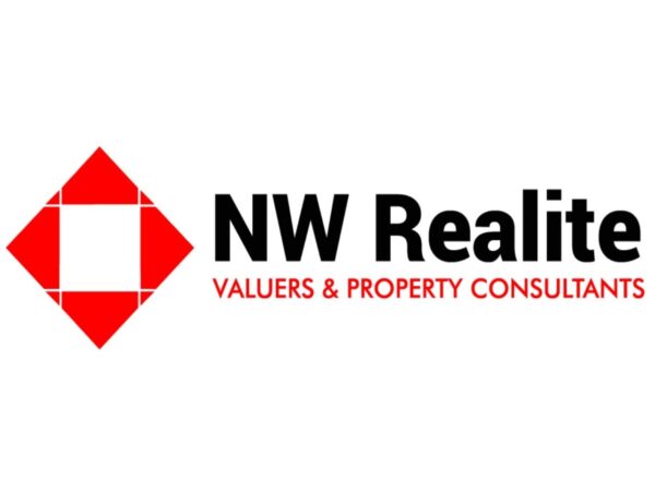 NW Realite Ltd company logo depicting a modern building silhouette with plumbing and electrical symbols integrated.