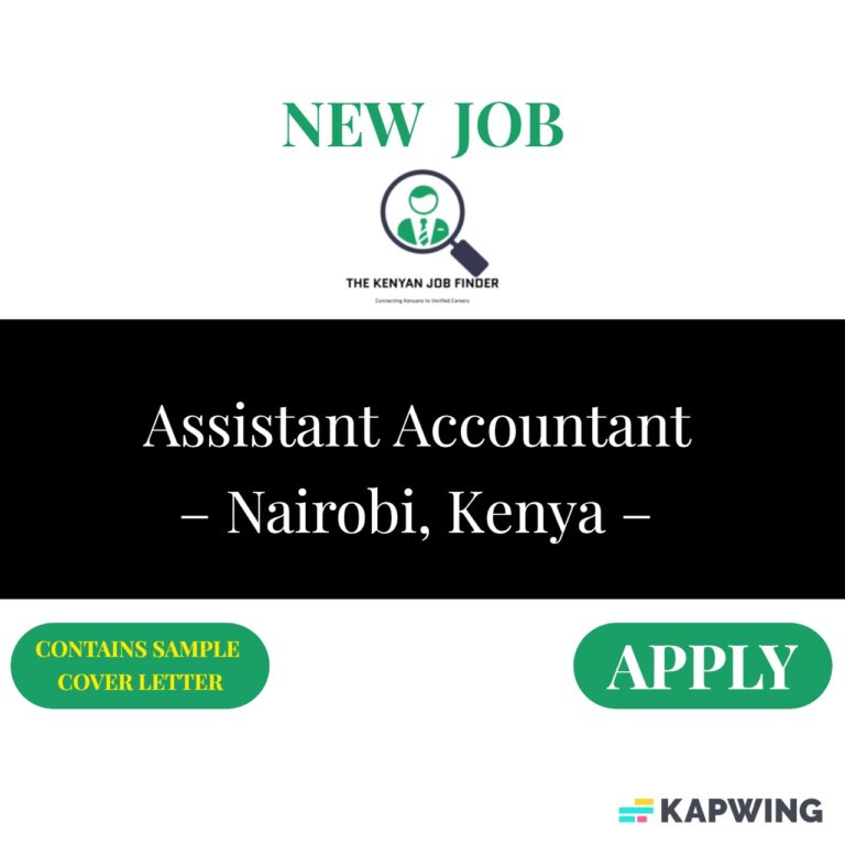 Accountant Costing & Analysis Nairobi 2025 THE KENYAN JOB FINDER