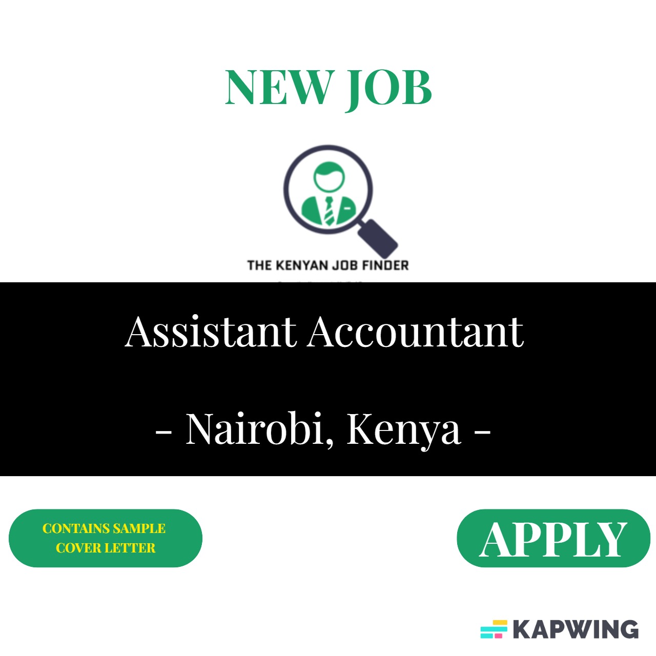 Accountant Costing & Analysis Nairobi 2025 THE KENYAN JOB FINDER