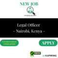 Legal Officer - Nairobi, Kenya - 2025